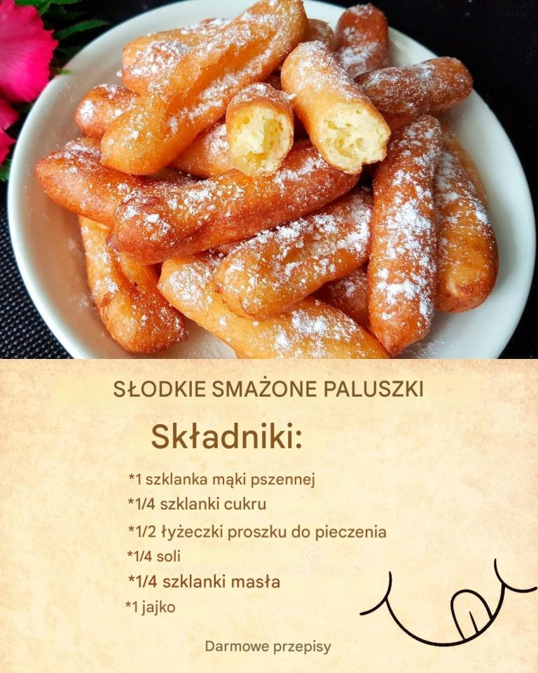 SŁODKIE SMAŻONE PALUSZKI