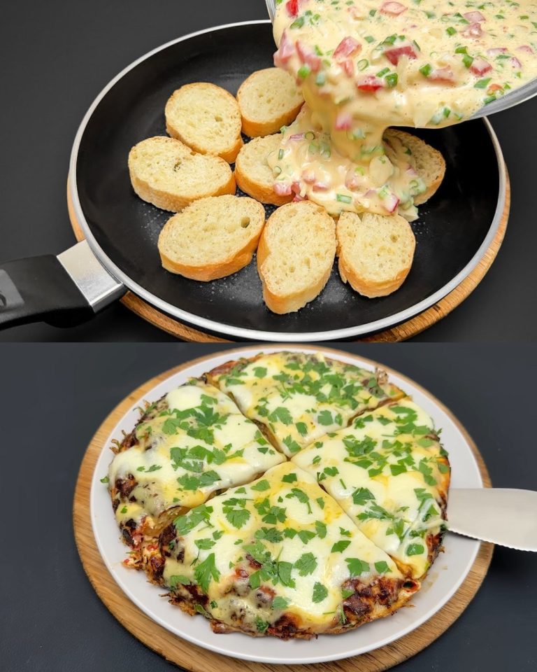 Idealne na szybki obiad: Omlet z bagietką