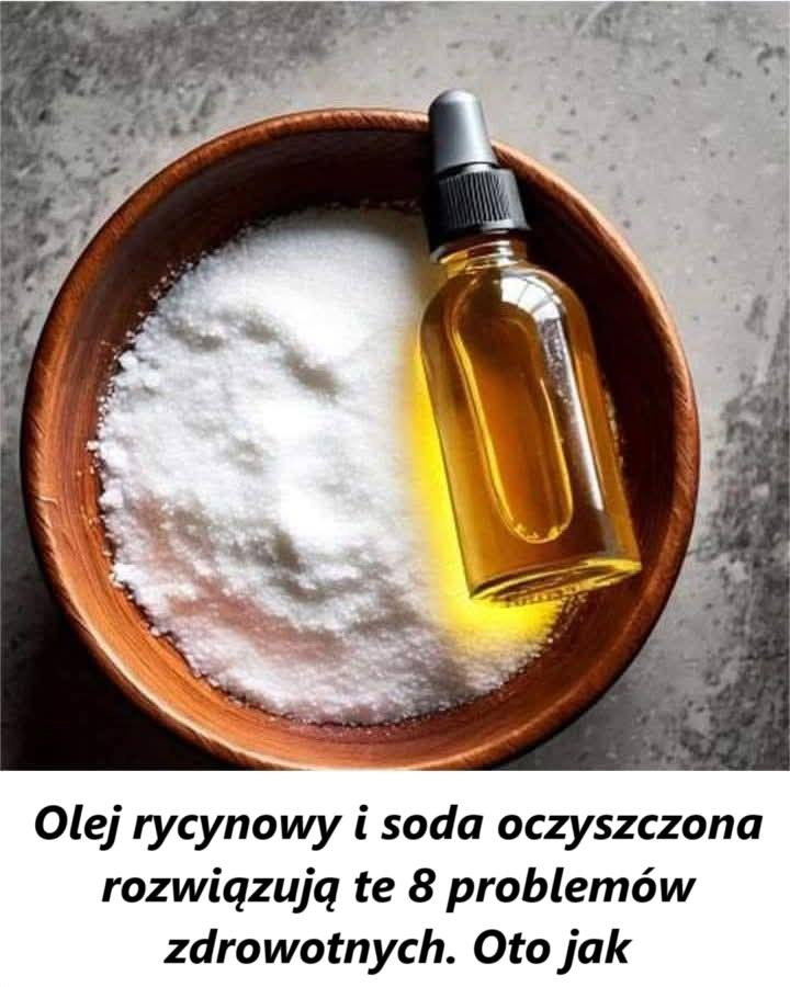 Olej rycynowy i soda oczyszczona rozwiązują te 8 problemów zdrowotnych – oto jak!