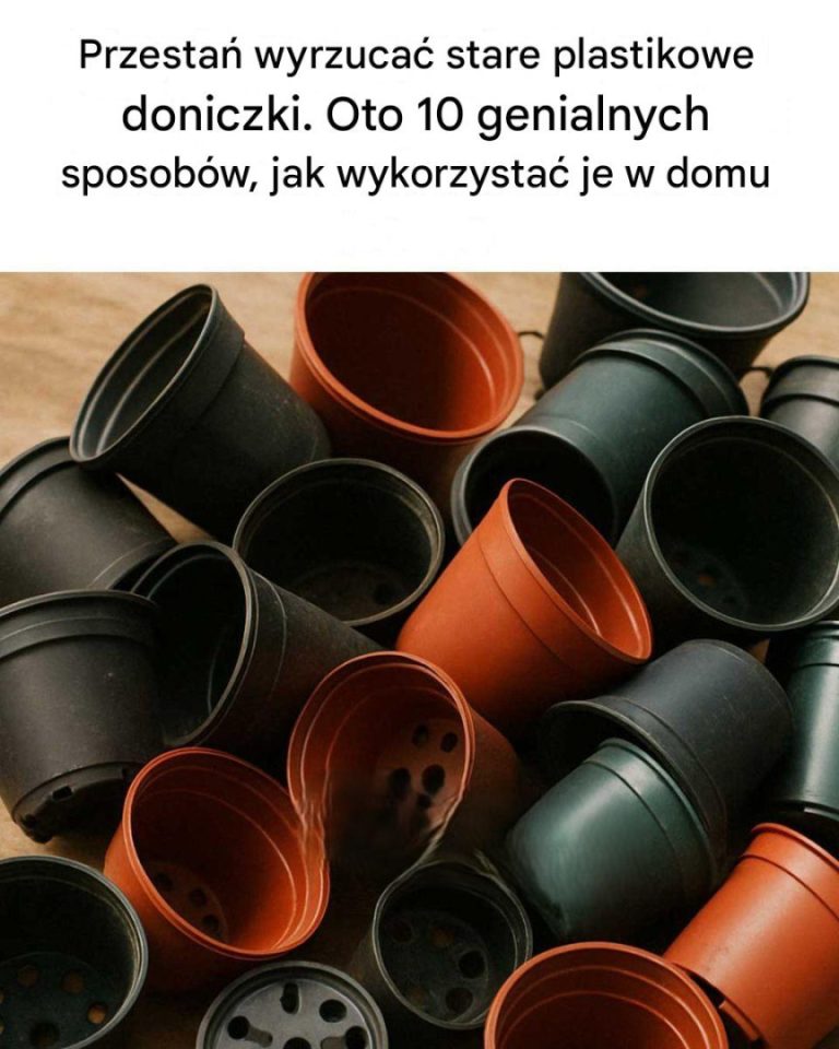 Przestań wyrzucać stare plastikowe doniczki. Oto 10 genialnych sposobów, jak wykorzystać je w domu