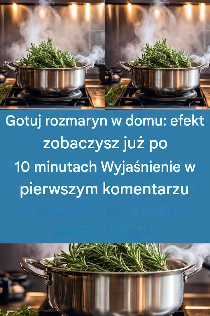 Gotuj rozmaryn w domu: efekt zobaczysz już po 10 minutach