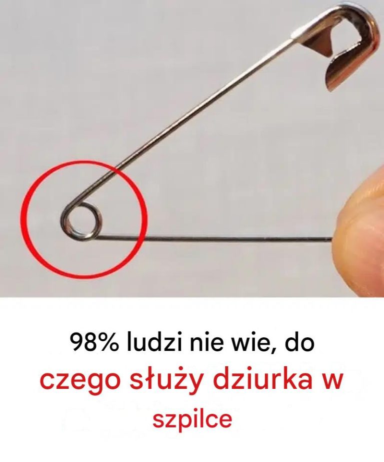 Do czego służy ten malutki otwór w agrafce?