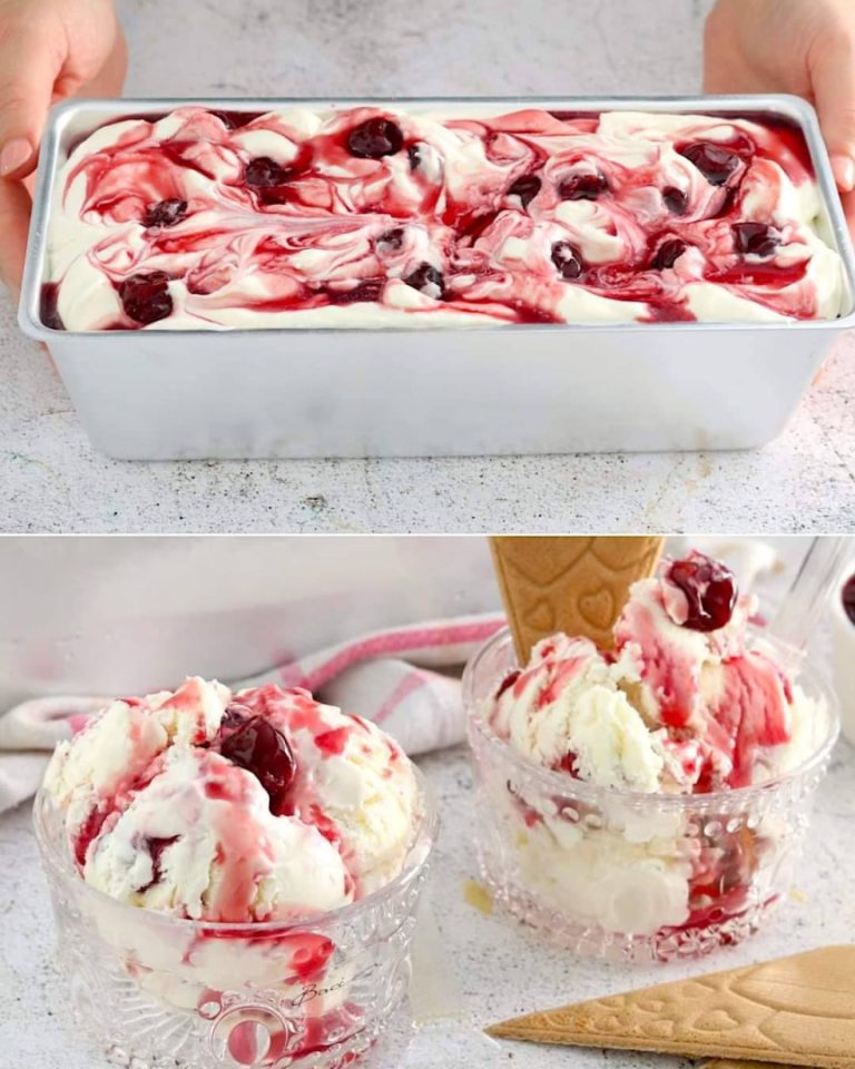 Lody z czarnej wiśni