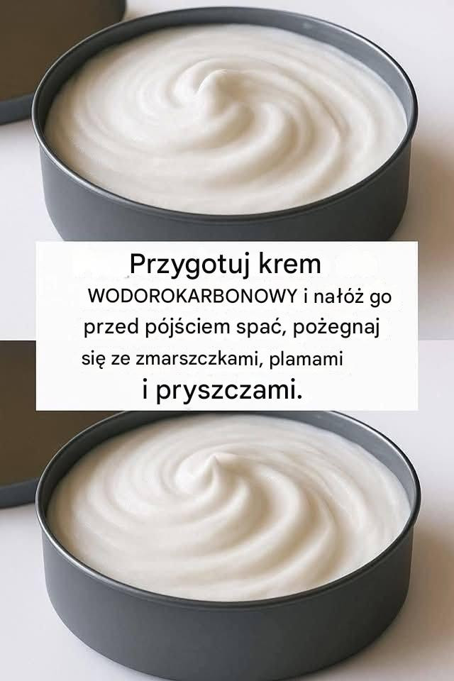 Przygotuj krem ​​z sody oczyszczonej i nałóż go na skórę przed pójściem spać. Żegnajcie zmarszczki, plamy i pryszcze.