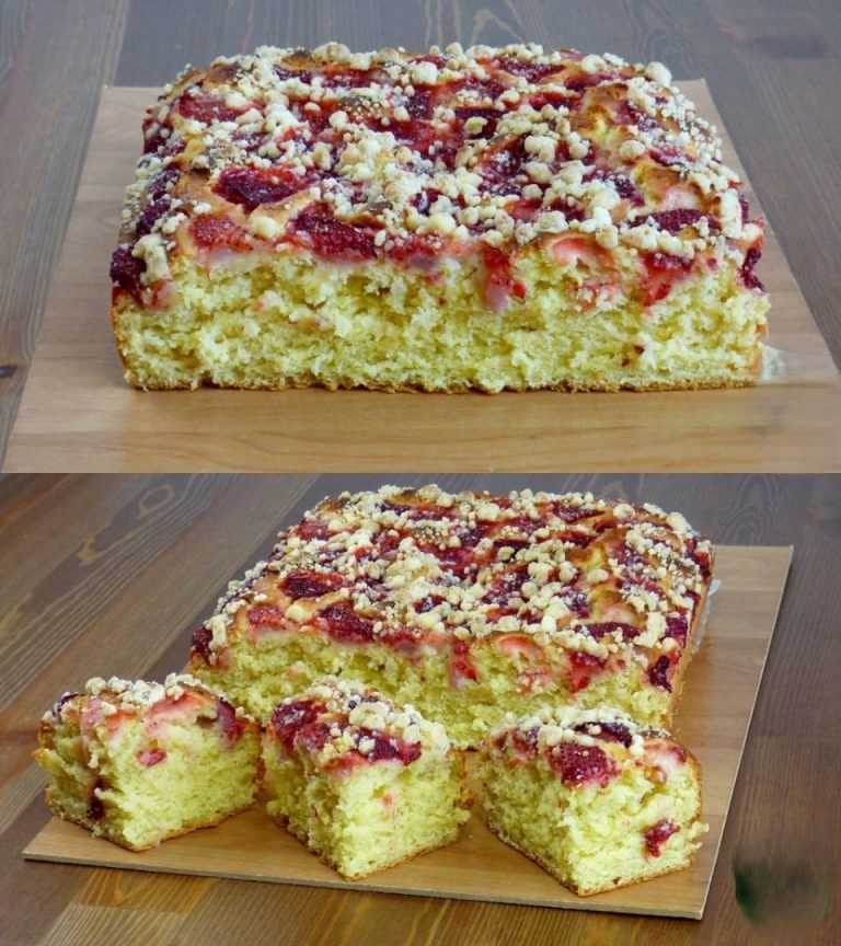 Ulubiony plack drożdżowy mojej córki